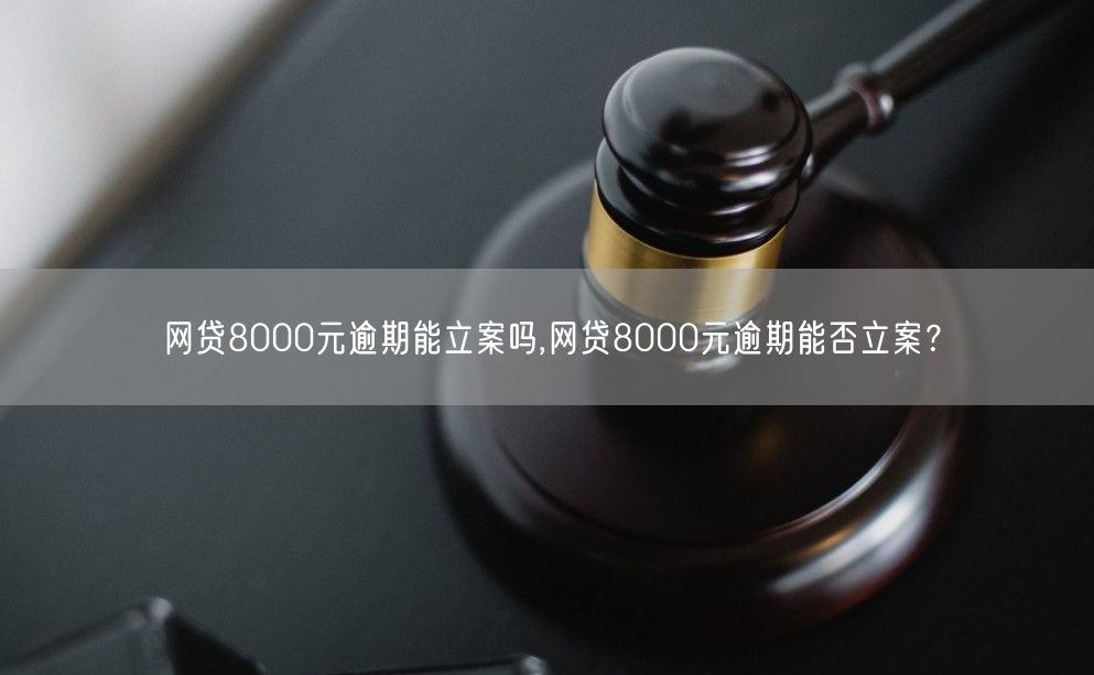 网贷8000元逾期能立案吗,网贷8000元逾期能否立案？