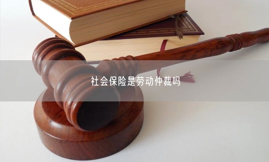 社会保险是劳动仲裁吗