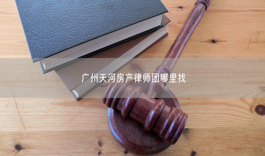 广州天河房产律师团哪里找